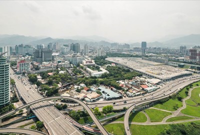 新店十四張區段徵收B單元空拍照片
