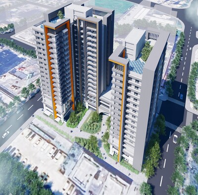 三重富貴段基地未來建築規劃構想示意圖
