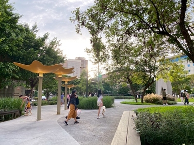 中山藝術公園活動民眾