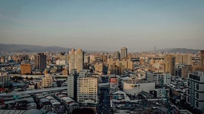 板橋區中山路周邊空拍圖