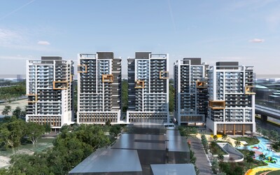 新北市新莊區塭仔圳青年社會住宅透視圖