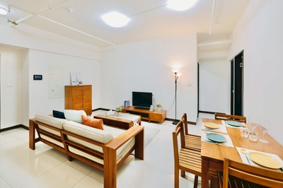 二房型客餐廳擺設示意