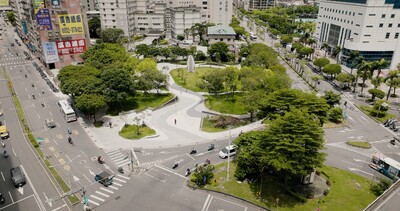 城鄉風貌完工案例-三重行政園區。