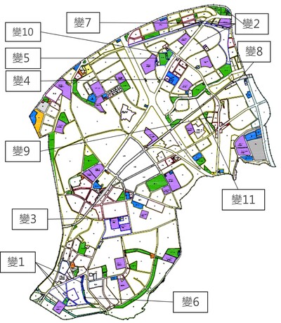 板橋公設變更位置示意圖(主計圖)